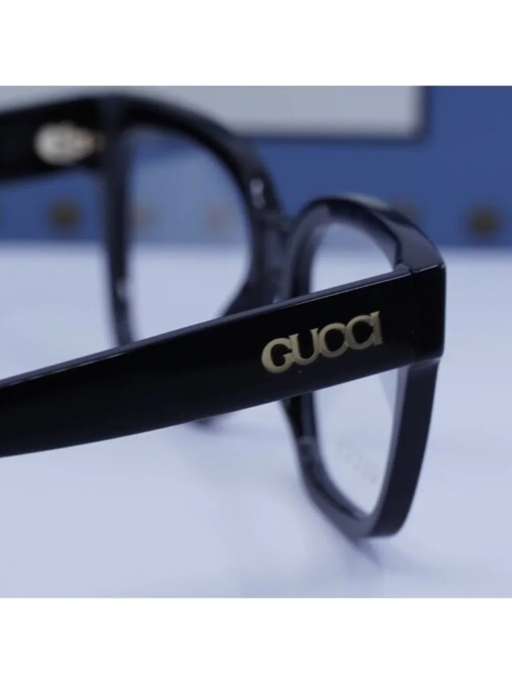 Gucci GG1791O 005 Cat Eye Eyeglasses - Shiny Black 53mm